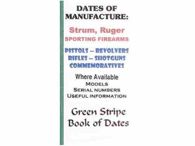 Dates of Manufacture. Sturm Ruger