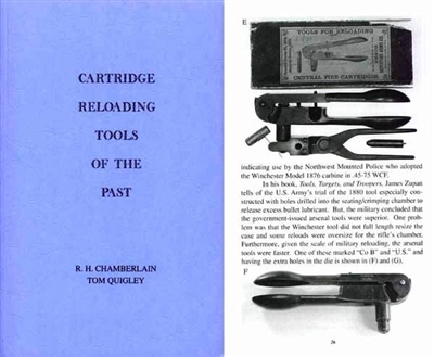 Cartridge Reloading Tools of the Past. Chamberlain, Quigley