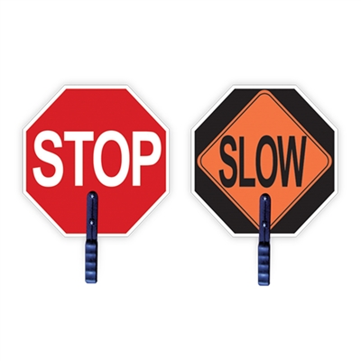 2WI 1865E - Engineering Grade Stop/Slow Traffic Safety Paddle