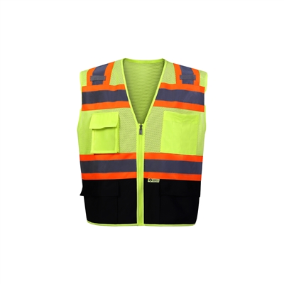 2WI-570BKC-2 - Black Contrast Two Tone Vest