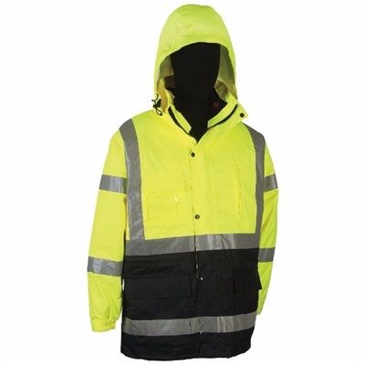 2W International 360C-3/363C-3 High Viz Rain Parka & Body Warmer