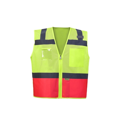 2WI-550PKC-2 - Pink Contrast Two Tone Vest