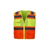 2WI-570ORC-2 - Orange Contrast Two Tone Vest