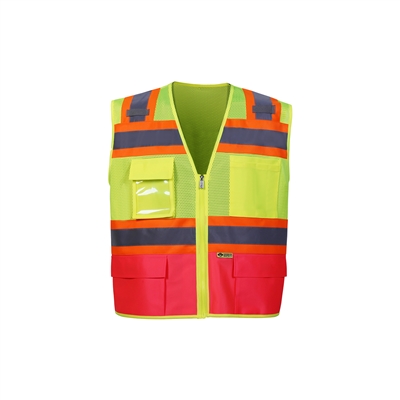 570PKC-2 - Pink Contrast Two Tone Vest