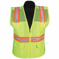 2W International 8038M/8048M Multi-Pocket Mesh Safety Vest