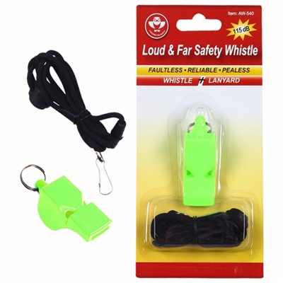 2W International AW340/AW540 Loud & Far Safety Whistle