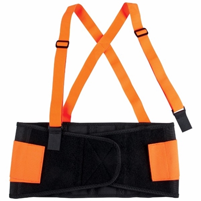 2W International BSB3500HY High Viz Elastic Back Support Belt
