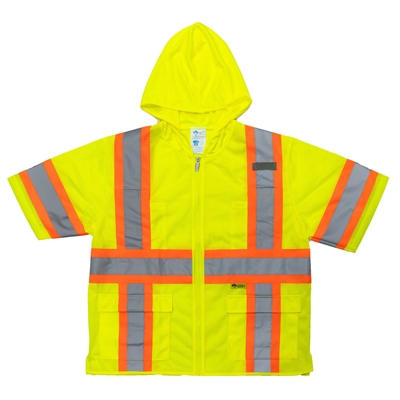 2WI-HM7148C-3 - Hooded Mesh Vest