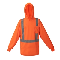 2WI HTLB123C-2 - Hooded Long Sleeve T-shirt