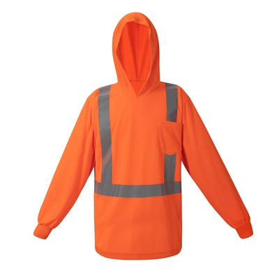 2WI HTLB123C-2 - Hooded Long Sleeve T-shirt