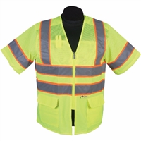 2W International MS339C-3/MS539C-3 Contrast High Viz Vest