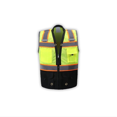 SV544C-2 BK - Black Premium Surveyor Vest