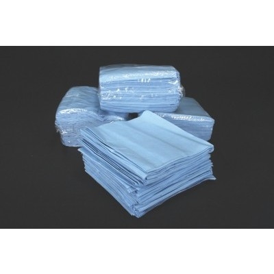 ChemTex NWP351 Blue Spunlace 1/4 Fold Wipers