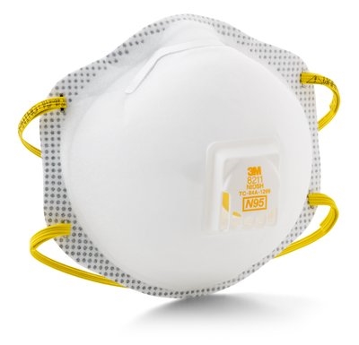 3M 8211 N95 Particulate Disposable Respirator with Valve