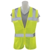 ERB S720 ANSI Class 2 Tricot Ladies Hi-Viz Lime Fitted Vest