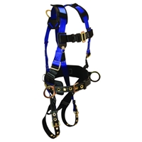 FallTech 7073LX Construction Harness, 3-D Rings