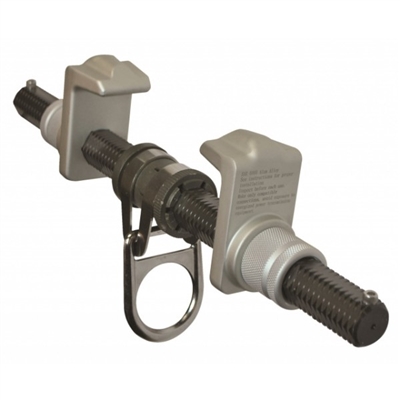 FallTech 7533 Trailing Beam Clamp, Dual Adjustment