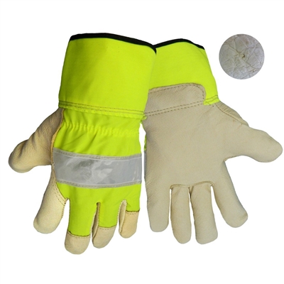 Global Glove 1100PHV Hi-Vis Pigskin Leather Glove