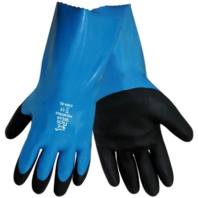 Global Glove FrogWear 2360 Blue Chemical Gloves