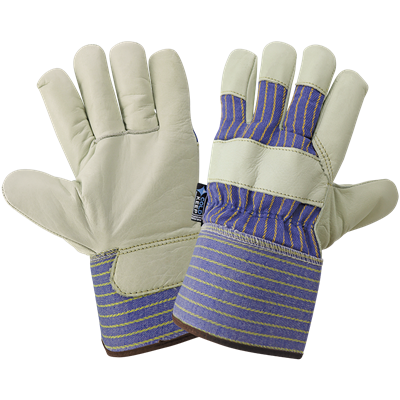 Insulated Standard-Grade Cowhide Leather Palm Gloves with Safety Cuff - 2950