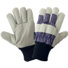 Insulated Standard-Grade Cowhide Leather Palm Gloves with Knit Wrist - 2950KW