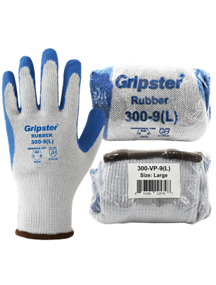GripsterÂ® Vend-Pack Rubber Coated General Purpose Gloves with Cut, Abrasion, and Puncture Resistance - 300-VP