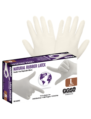 Global Glove 305PF Powder Free Latex Gloves