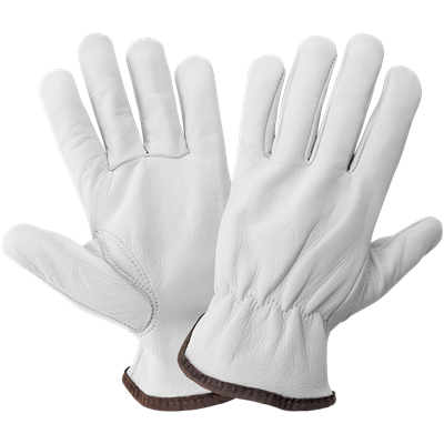 Economy-Grade Goatskin Leather Drivers Gloves - 3200GE