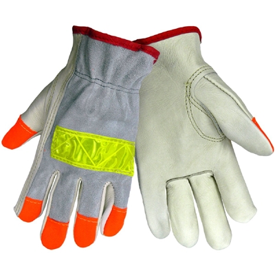 Global Glove 3200HV Cow Grade Leather Palm Gloves