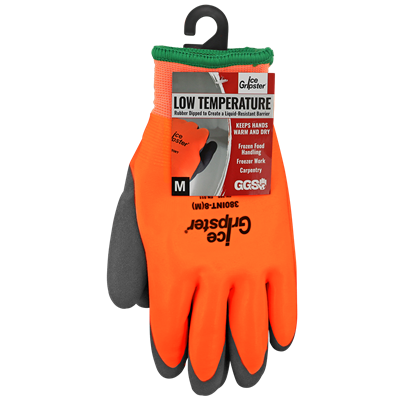 Ice GripsterÂ® Double-Coated Cut, Abrasion, and Puncture Resistant High-Visibility Low-Temperature Touch Screen Gloves - 380INT