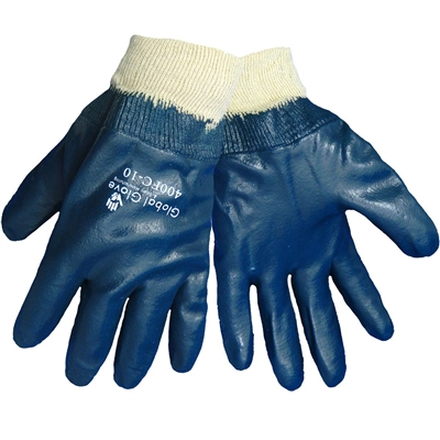Global Glove 400FC General Purpose Nitrile Dipped Gloves