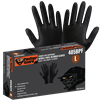 Panther-GuardÂ® Industrial-Grade, Powder-Free, Black Nitrile/Vinyl Blended, 5-Mil, Smooth Finish, 9.5-Inch Disposable Gloves - 405BPF
