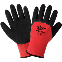 GripsterÂ® Lightweight Nylon Double-Coated Latex Palm All Weather Gloves - 440