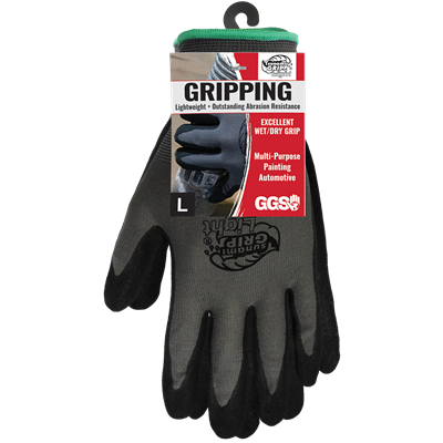 Tsunami GripÂ® Light Mach Finish Nitrile-Coated Retail-Tagged Gloves with Cut, Abrasion, and Puncture Resistance - 500G-T