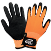 Tsunami GripÂ® MF High-Visibility Mach Finish Nitrile Coated Nylon Gloves with Cut, Abrasion, and Puncture Resistance - 510MFV