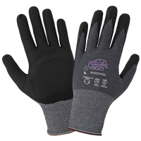 Tsunami GripÂ® Lightweight, Seamless, New Foam Technology Palm Coated, rPET Recycled Gloves with Cut, Abrasion, and Puncture Resistance - 600NFT