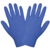 Nitrile, Powder-Free, Industrial-Grade, Lightweight, Royal Blue, 2.5-Mil, Textured Fingertips, 9.5-Inch Disposable Gloves - 725PF