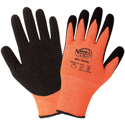 Tsunami GripÂ® General Purpose 15-Gauge Nitrile Coated Touch Screen Gloves Made with Recycled Polyester - 611NFT