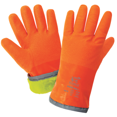 FrogWearÂ® Cold Protection FDA Compliant Extreme Cold Anti-Freeze Nitrile Chemical Handling Gloves - 8450
