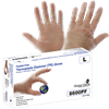 Keto-Handler Plus - Industrial-grade disposable gloves, powder-free, clear thermoplastic elastomer (TPE), lightweight 2-mil thickness, smooth finish, 10-inches long, ambidextrous.  FDA compliant.  200 gloves per box, 10 boxes per case.  Sold by the case.