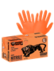 Panther-GuardÂ® Heavyweight Nitrile, Powder-Free, Industrial-Grade, High-Visibility Orange, 7-Mil, Tractor Tread Pattern, 9.5-Inch Disposable Gloves - 905PF