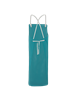 FDA Compliant Aqua Green PVC Apron - A44G