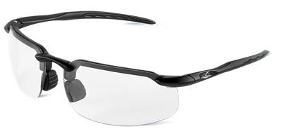 SwordfishÂ® Clear Anti-Fog Lens, Crystal Black Frame Safety Glasses - BH1031AF