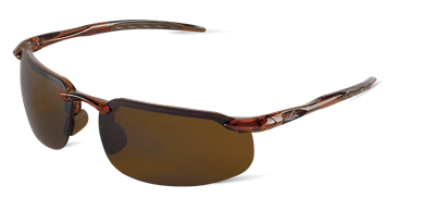 SwordfishÂ® Brown Flash Mirror Lens, Crystal Brown Frame Safety Glasses - BH10711
