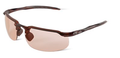 SwordfishÂ® Indoor/Outdoor Copper Lens, Crystal Brown Frame Safety Glasses - BH10714