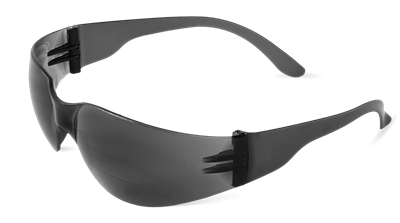 Torrentâ„¢ Smoke 2.0 Diopter Bifocal Reader Style Lens, Frosted Black Frame Safety Glasses - BH113320