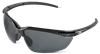 MojarraÂ® Dark Smoke Anti-Fog Lens, Crystal Black Frame Safety Glasses - BH1133AF