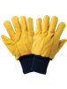 Two-Ply Quilted Cotton Yellow Retail Tagged Chore Gloves - LIMITED STOCK - C16Y-TL