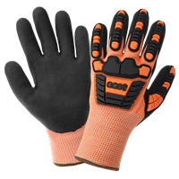 Vise GripsterÂ® C.I.A. Water-Repellent, Cut and Impact Resistant Insulated Touch Screen Gloves with Rubber Coated Palm - CIA318INT