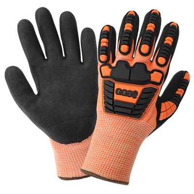 Vise GripsterÂ® C.I.A. Water-Repellent, Cut and Impact Resistant Insulated Touch Screen Gloves with Rubber Coated Palm - CIA318INT